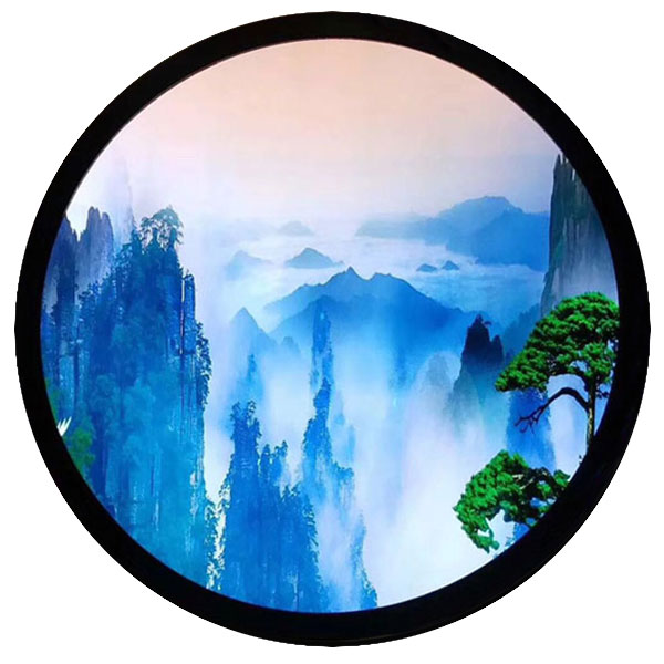 P3 indoor high-definition flexible LED irregular screen